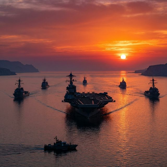 El polvorín del Medio Oriente: El despliegue de la Quinta Flota y el cerco electromagnético en el Estrecho de Ormuz